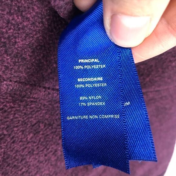 Kit AND ACE Hygge Pullover Purple Fleece Mock neck Sweatshirt Sz S‎ - Picture 6 of 8